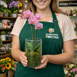 Orquídea no Aquário